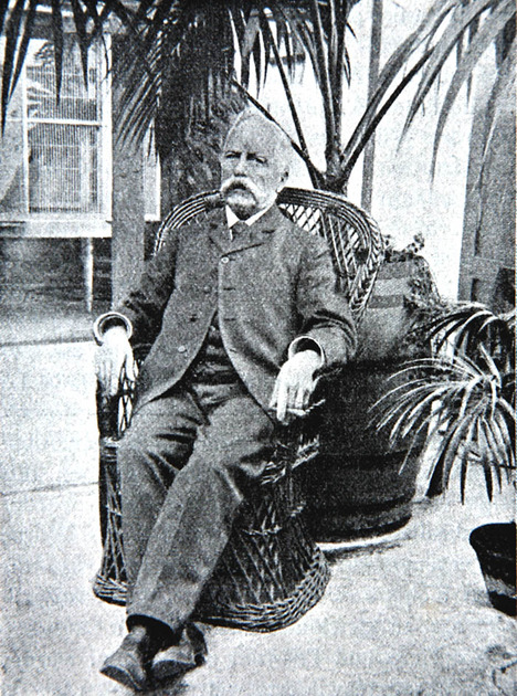 Hermann Wildpret, jardinero suizo, responsable del Jardín de Aclimatación de La Orotava desde 1860 hasta 1890.