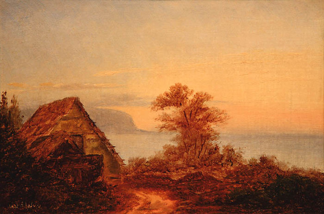 Pajar en el Valle de La Orotava, 1875. Filiberto Lallier